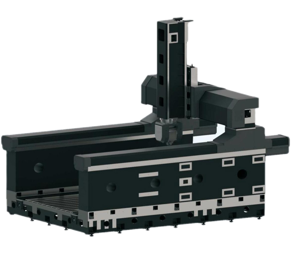 Рама высокоскоростной 5-осевой портальный обрабатывающий центр мостового  типа - 格润恩新能源装备